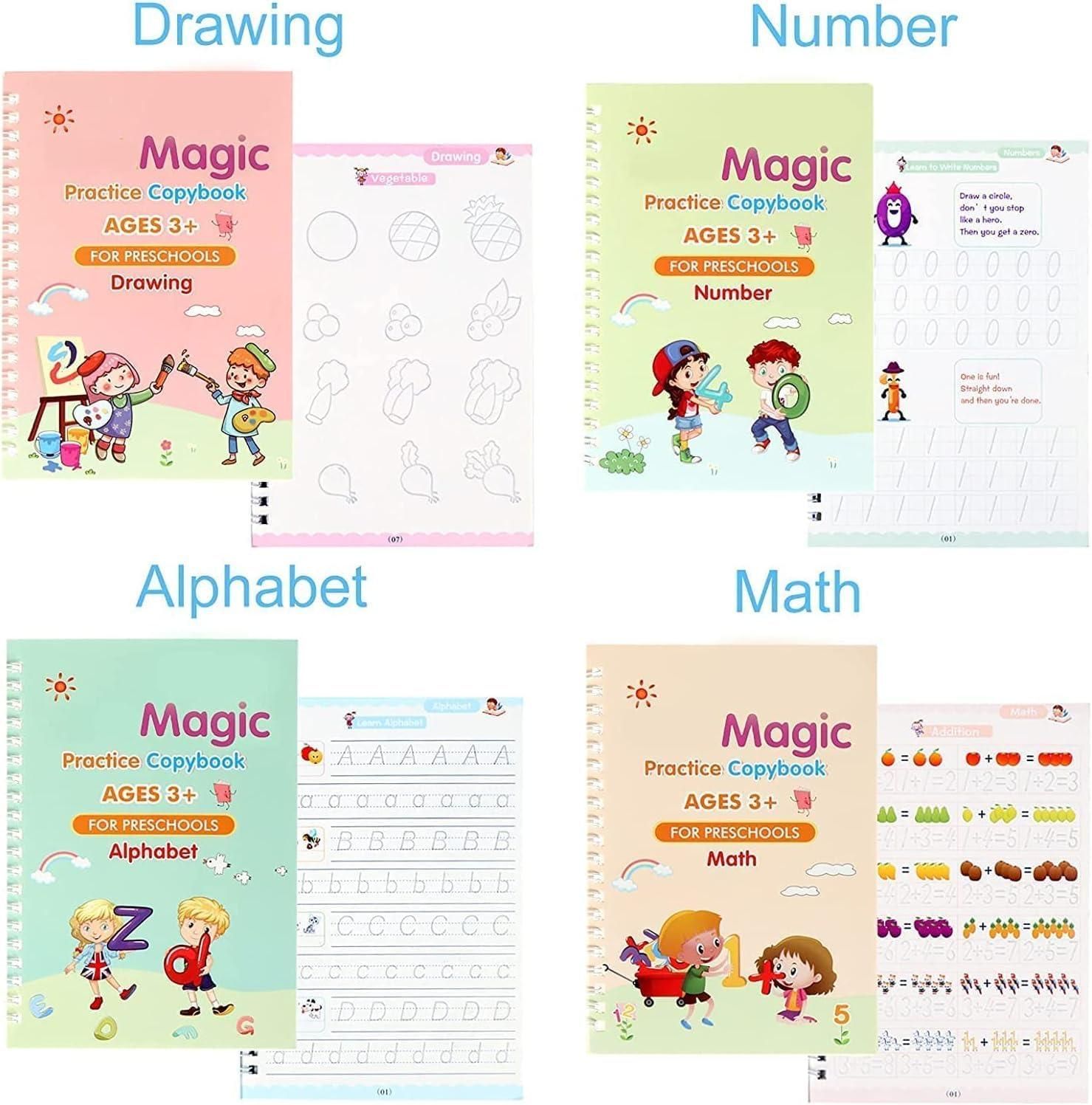 Premium Magic Practice Copybook for Kids